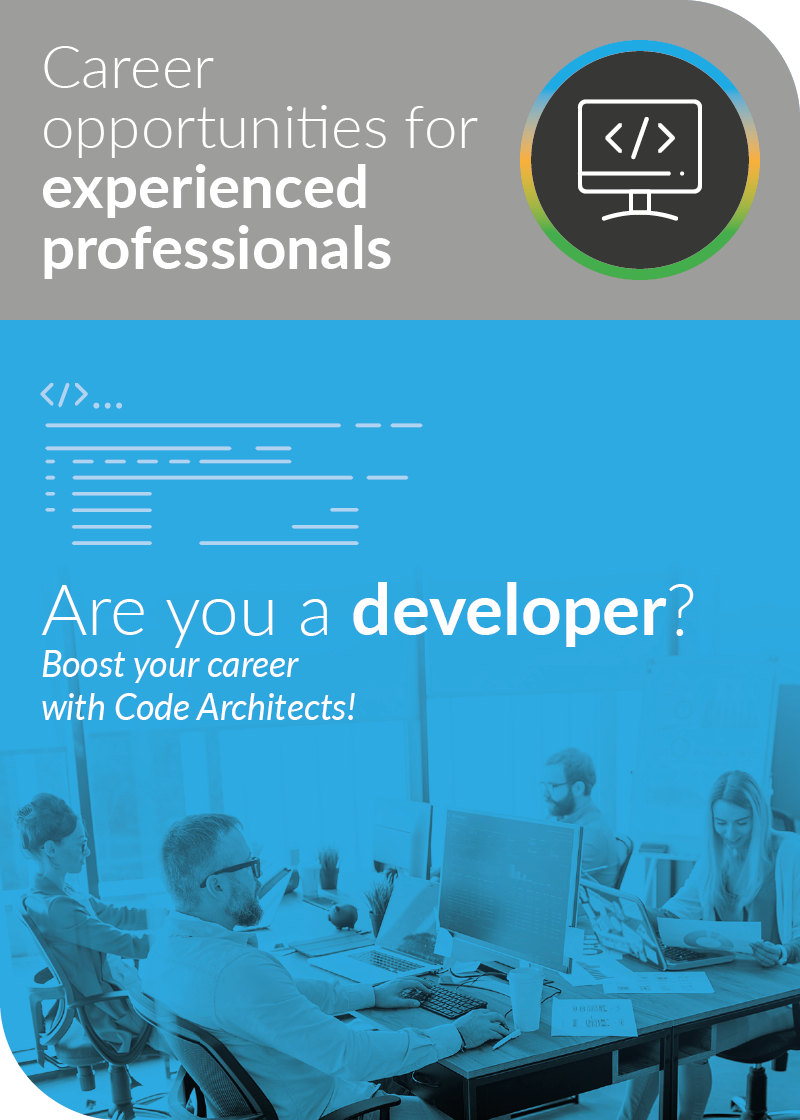 Career opportunities for experienced professionals: are you a developer?